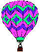  floating with hot air balloon 